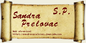 Sandra Prelovac vizit kartica
